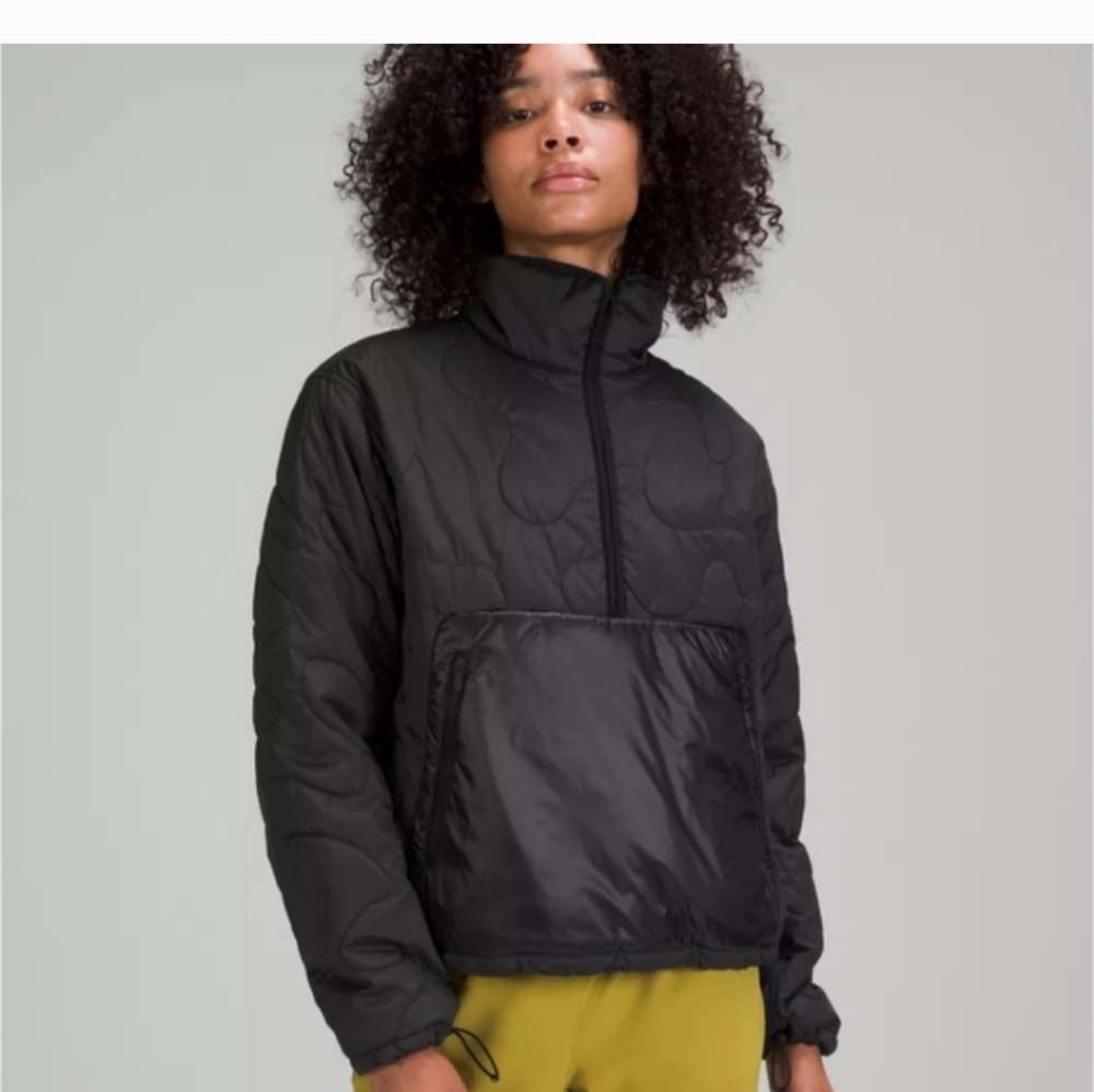 lululemon athletica Insulated Black Puffer Jacket, Size 6